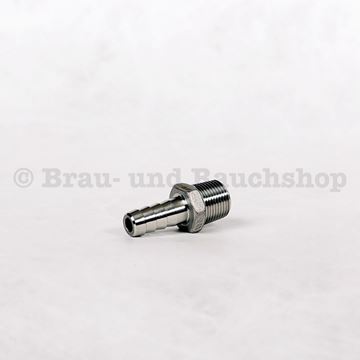 Bild von Schlauchnippel 3/8" Edelstahl 11mm AG