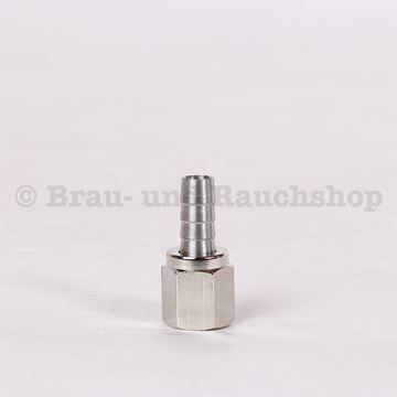 Bild von Nippel Edelstahl NC 6.7mm inkl. Mutter