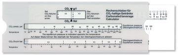 Bild von CO2 Rechenschieber Temp/CO-2