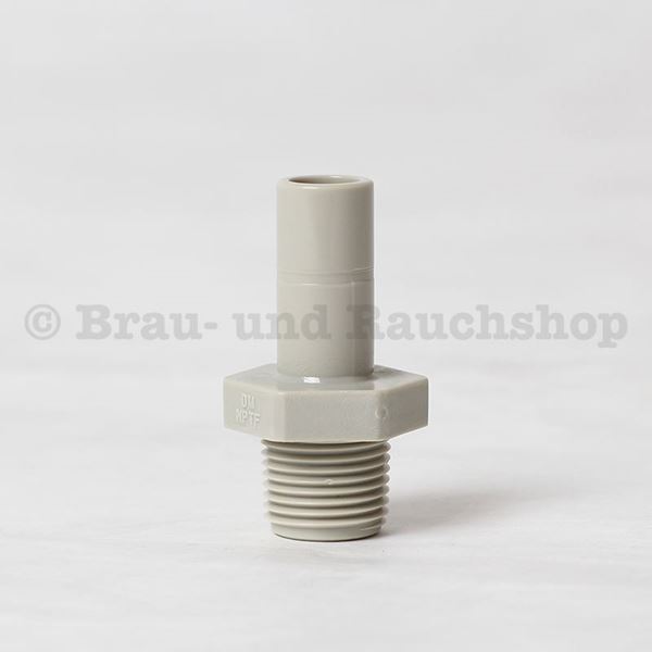 Bild von Einschr.Stutzen.1/2"-R 3/8"  Kunststoff