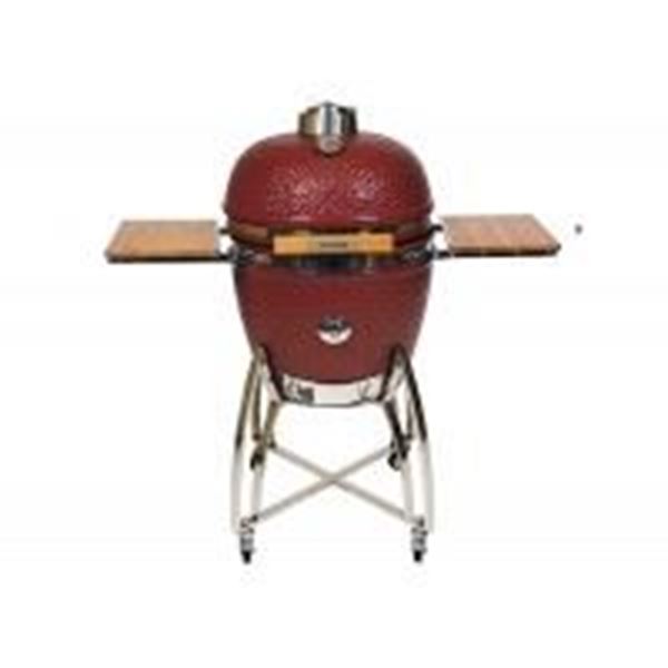 Bild von Keramikgrill Saffire Silver 23 rot