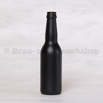 Bild von Flasche 0,33 Lit Longneck matt schwarz