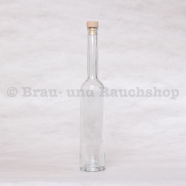 Bild von Schnapsflasche Platin 5dl inkl. Zapfen