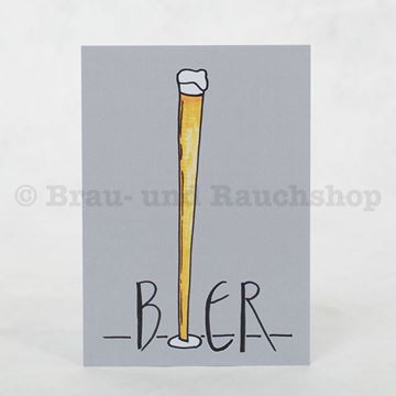 Bild von Karte Stange Bier