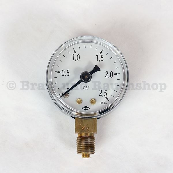 Bild von Manometer 0-2.5 bar 1/8" Anschluss unten